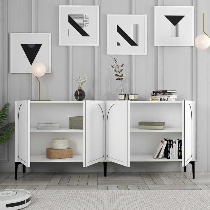 Hanah Home Lyon 79 Blanco y Negro Hanah Home Lyon 79 Blanco y Negro